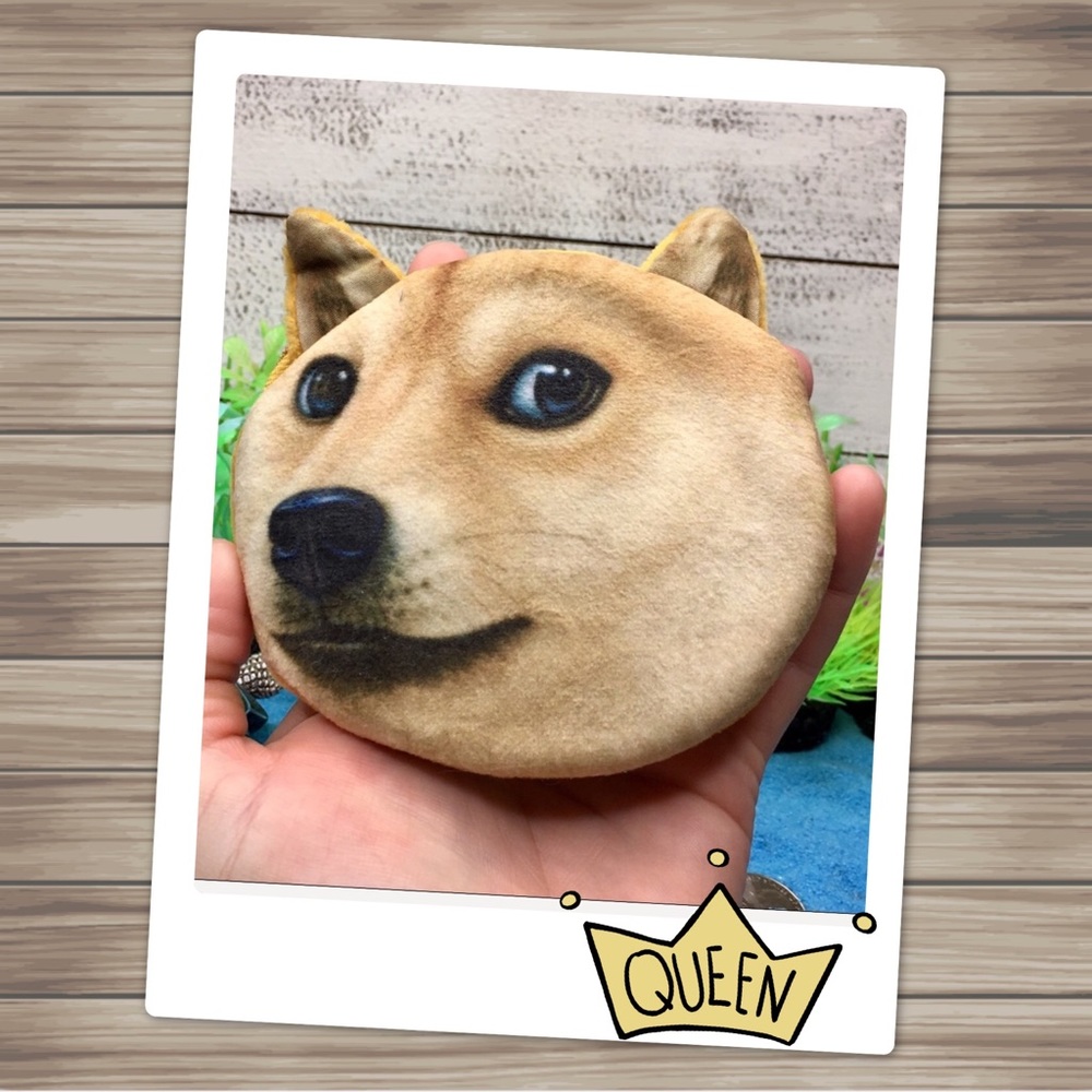 Shibu Inu Dog Coin Purse Funny Lookin’ - Picture 2 of 8